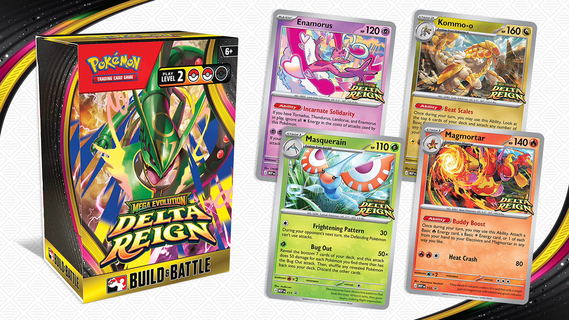 Get a Pokémon TCG: Mega Evolution—Delta Reign Build & Battle Box Early