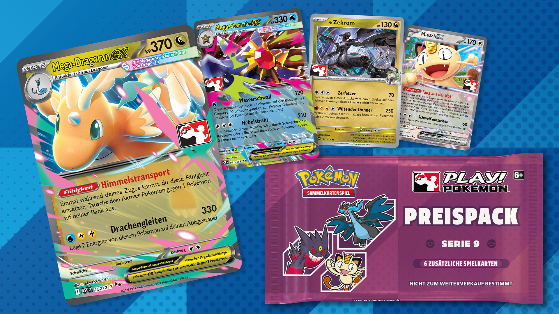 Erhalte Play! Pokémon-Preispacks der Serie 9 bei deinem lokalen Spielfachgeschäft