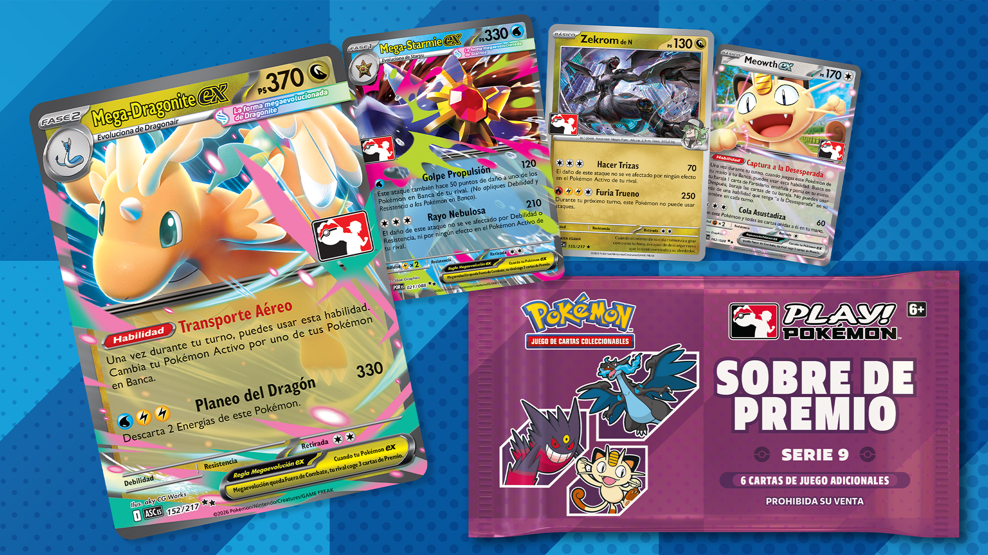 Consigue sobres de premio de Play! Pokémon de la serie 9 en tu tienda de juegos más cercana