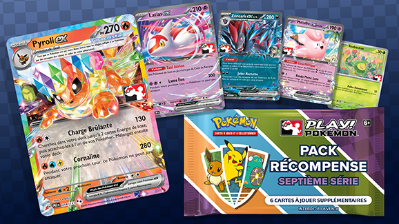 Recevez des Packs Récompense Play! Pokémon – Série 7 dans votre magasin de jeux