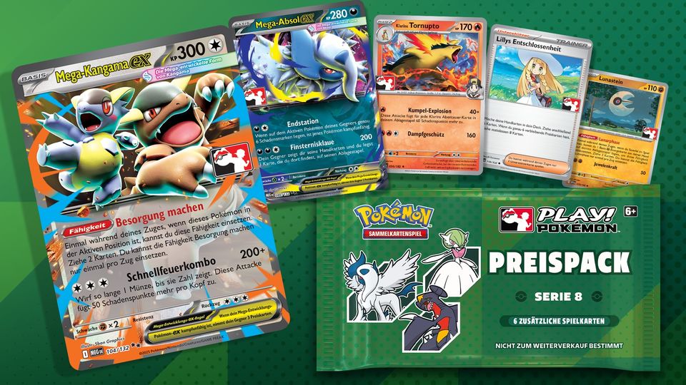 Erhalte Play! Pokémon-Preispacks der Serie 8 bei Play! Pokémon Stores