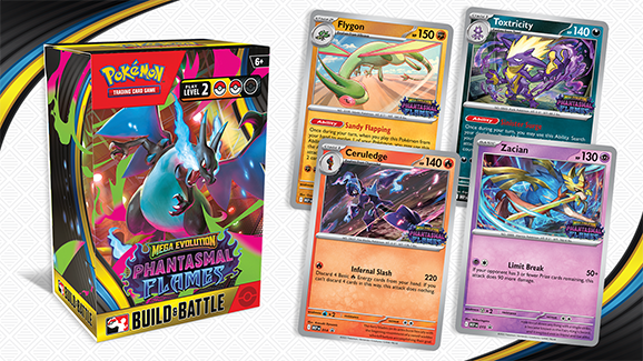 Play at a Pokémon TCG: Mega Evolution—Phantasmal Flames Prerelease