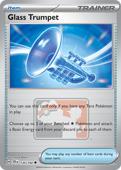Glass Trumpet Pokémon TCG card.