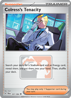 Colress's Tenacity Pokémon TCG card.