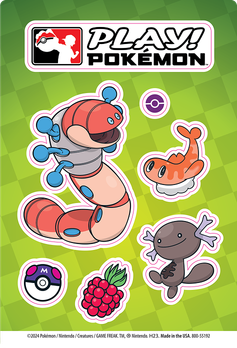 Adesivi a tema Pokémon.