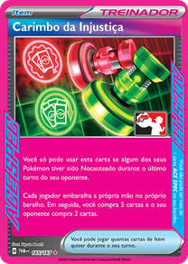 Embalagens de Pacote de Prêmio Play! Pokémon e cartas do Pokémon Estampas Ilustradas.