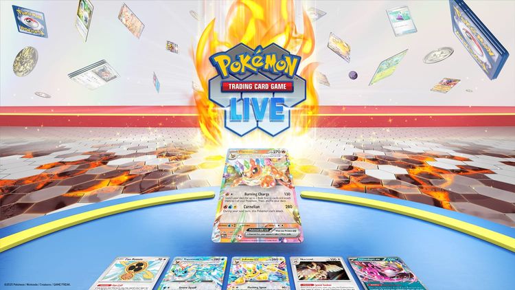 Screenshot from the Pokémon Trading Card Live Demo