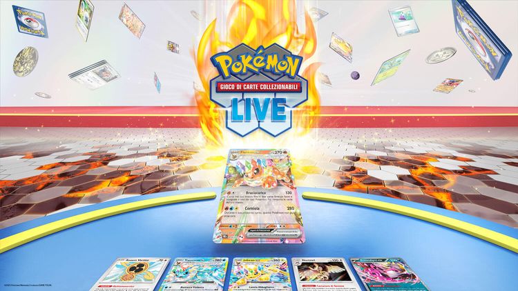 Screenshot dalla dimostrazione del Gioco di Carte Collezionabili Pokémon Live