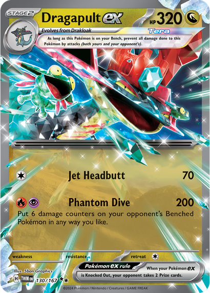 Dragapult ex Pokémon TCG card.