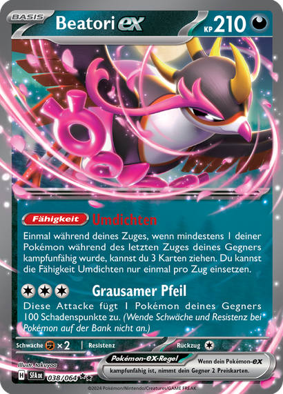 Pokémon-Sammelkartenspiel-Karte: Beatori-ex.